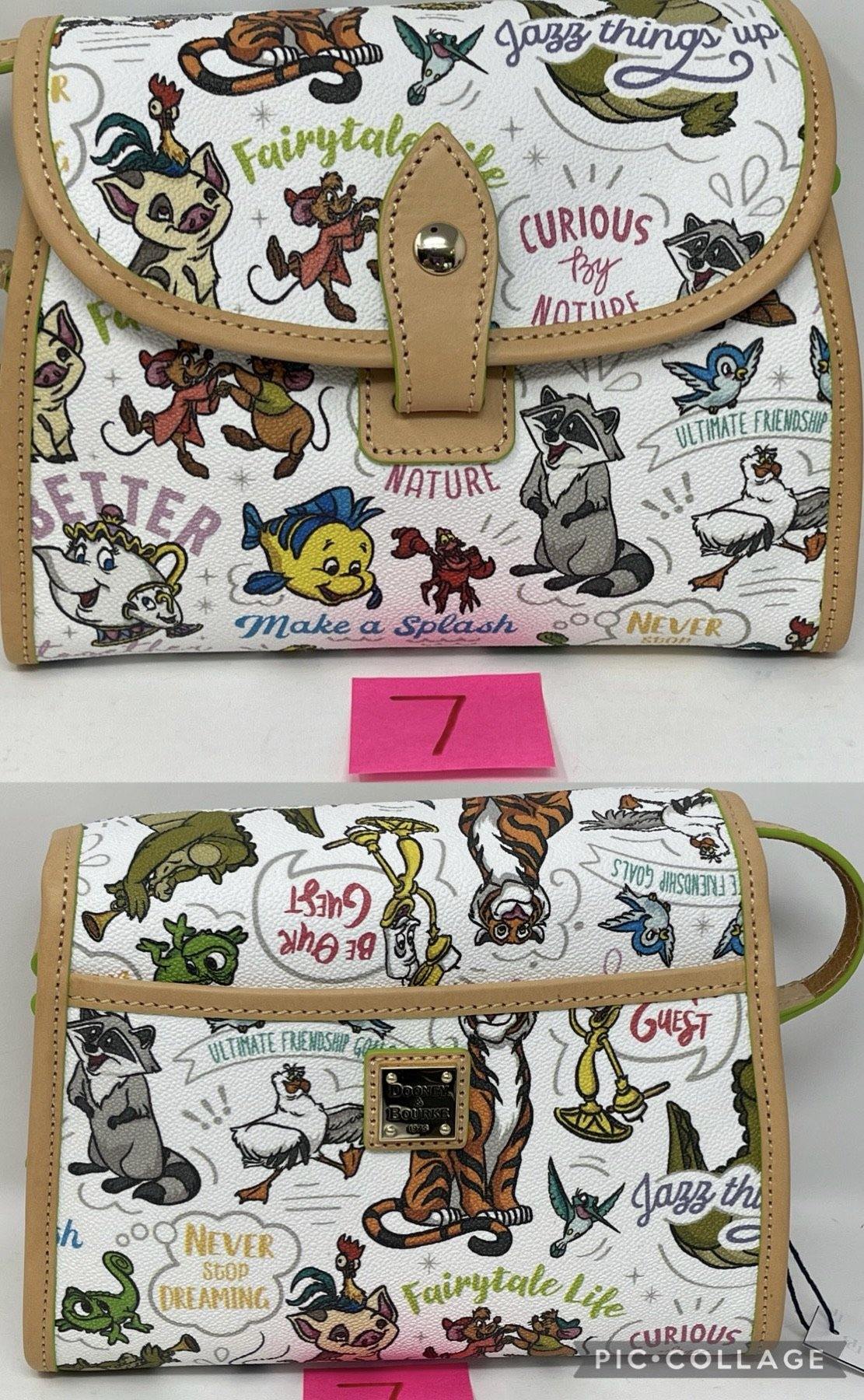 Disney Sidekicks Dooney & Bourke Flap Crossbody Bag Purse - World of Treasures