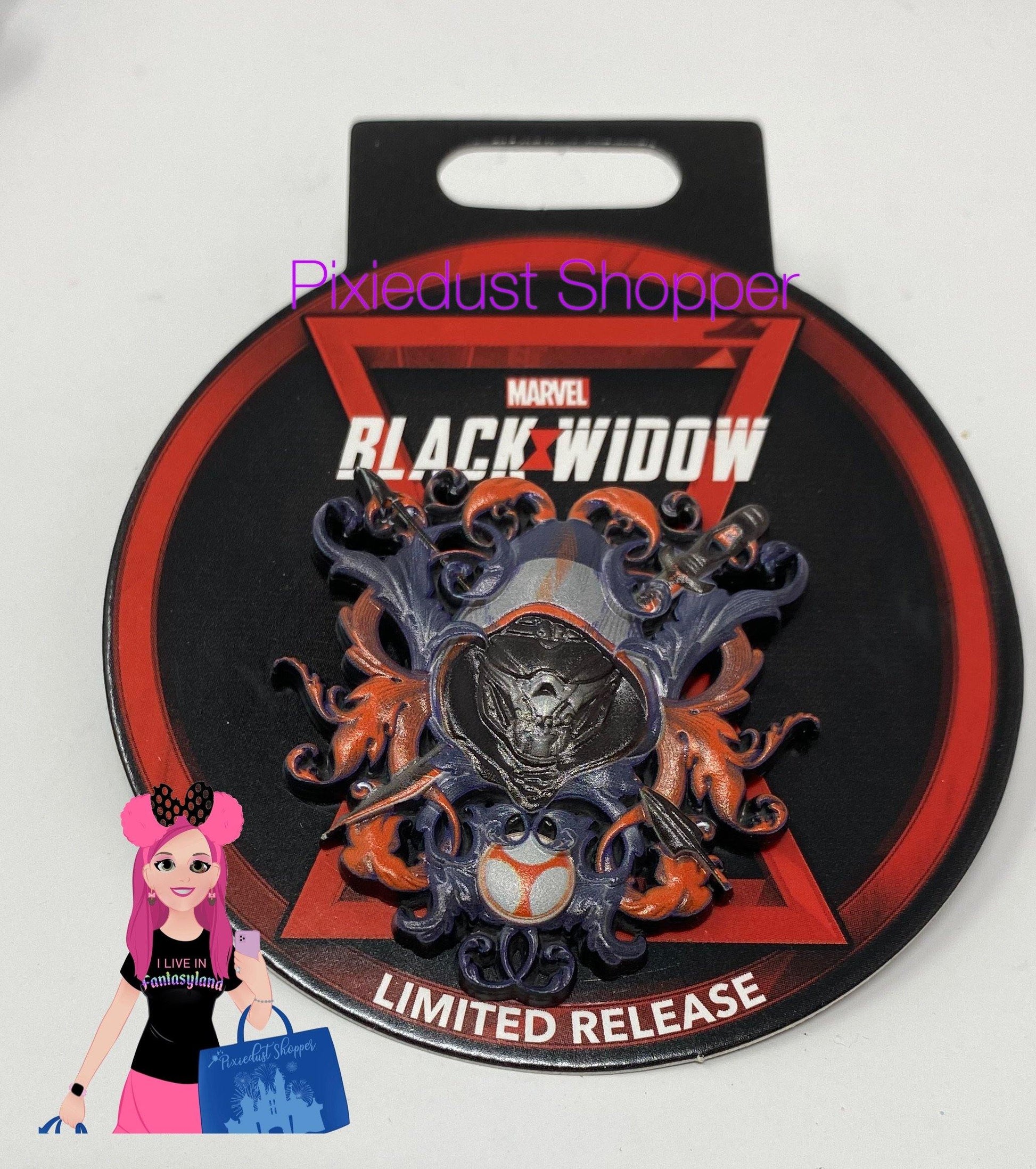 Disney Marvel The Black Widow Taskmaster Limited Release Pin - World of Treasures