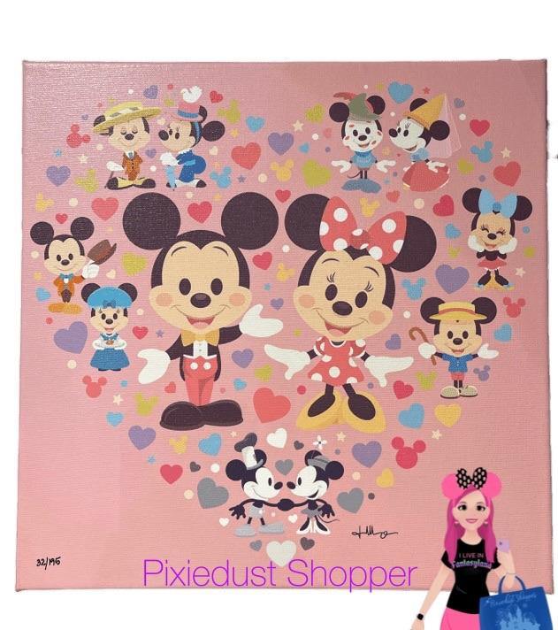 Disney Cutie Couple 52/196 Canvas by Jerrod Maruyama - World of Treasures