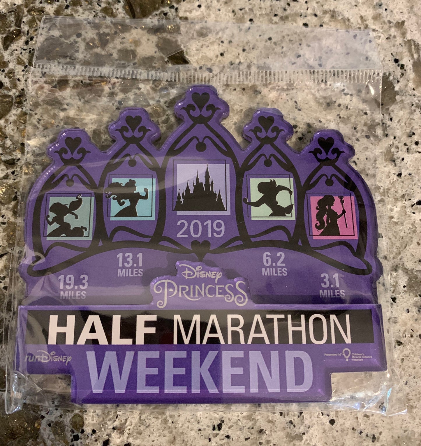 RunDisney 2019 Princess Half Marathon Weekend Fridge Magnet