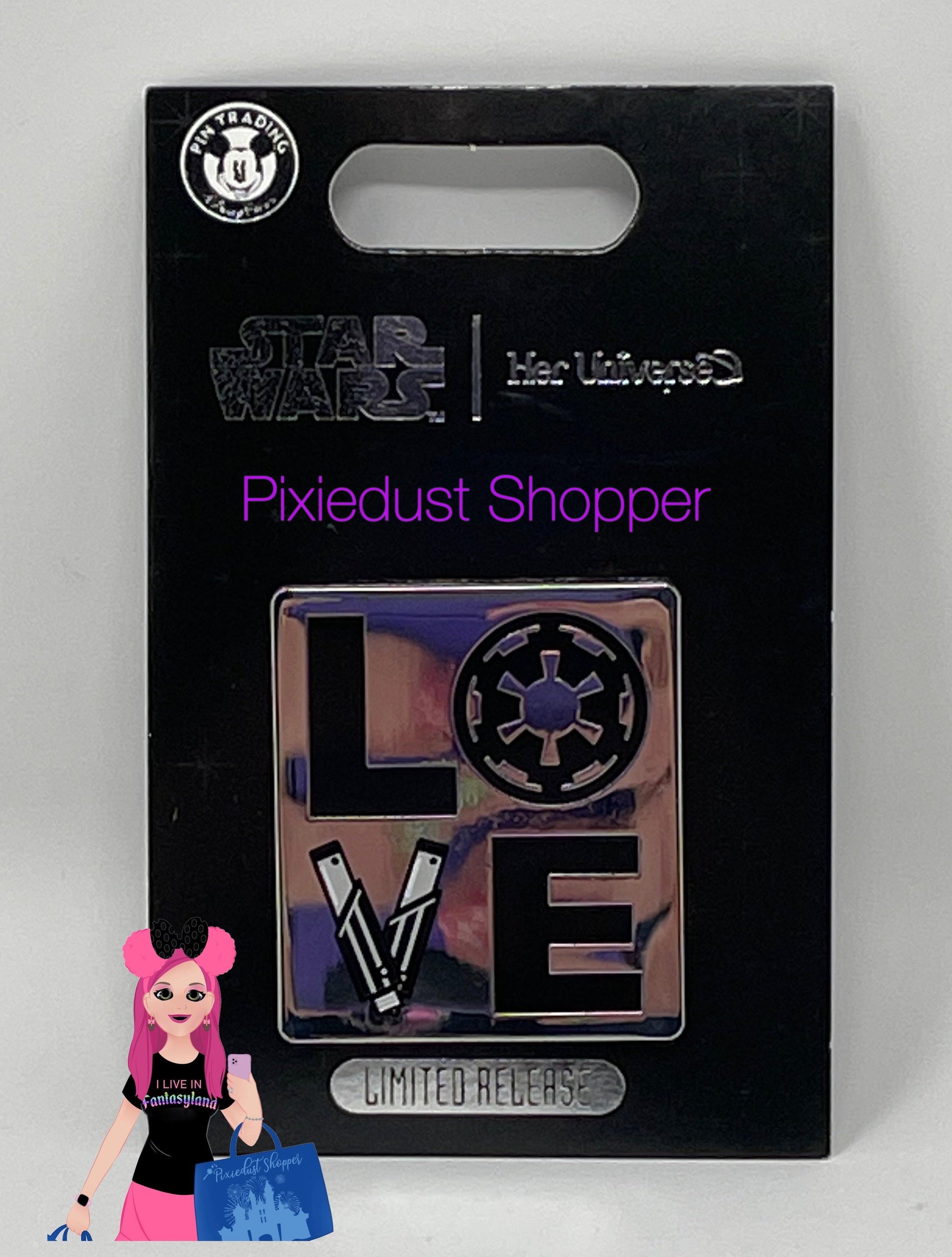 Disney Star Wars Imperial Crest LOVE Pin by Her Universe– Limited Release - World of Treasures