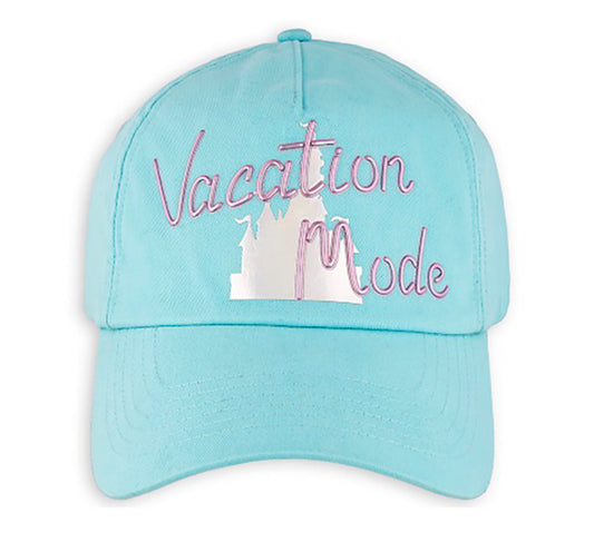 Disney Vacation Mode Holographic Castle Adult Baseball Hat