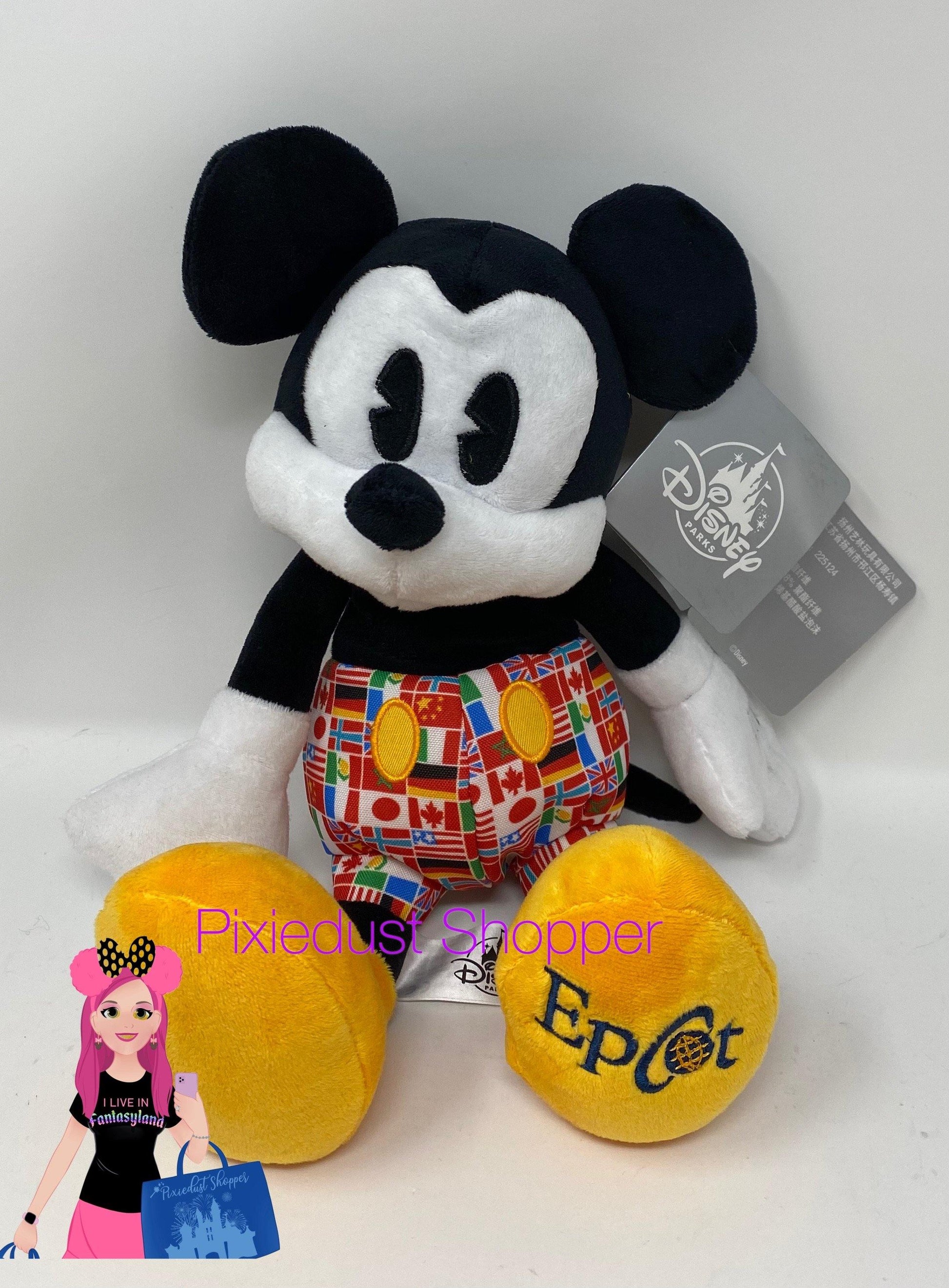 Disney Mickey Mouse Epcot Flags Plush – 11'' - World of Treasures