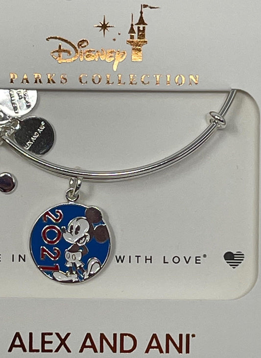 Disney Mickey Mouse 2021 Bangle by Alex and Ani - World of Treasures