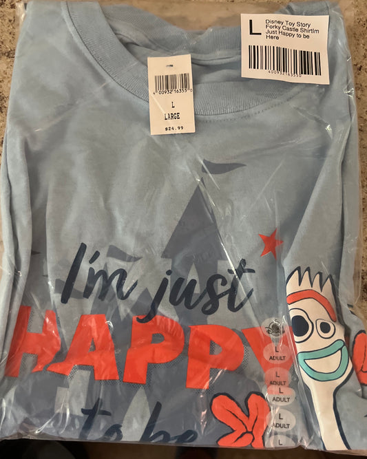 Disney Toy Story Forky Castle Shirt Large