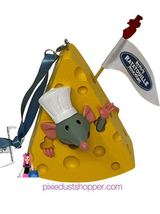 Disney Epcot Remy’s Ratatouille Adventure Remy Cheese Ornament - World of Treasures