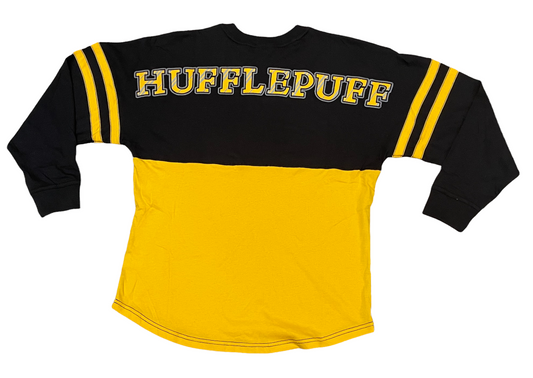 Universal Studios Harry Potter HufflePuff WingBack Long Sleeve Shirt Jersey