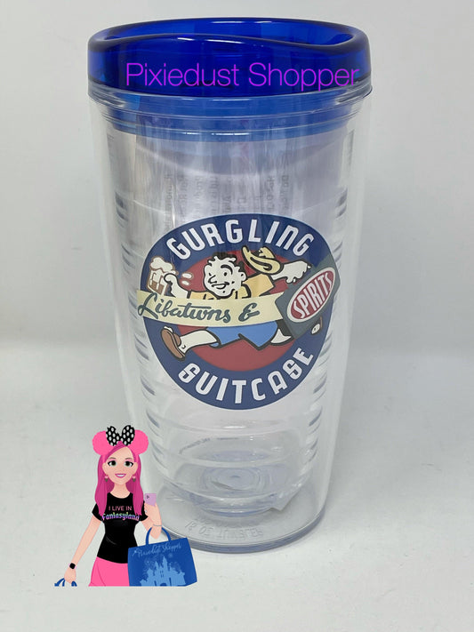 Disney Key West Gurgling Suitcase Cup with Lid - World of Treasures