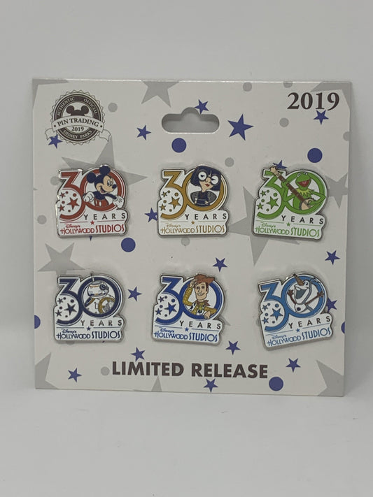 Disney Hollywood Studios 30 Years Anniversary Pin Set - World of Treasures