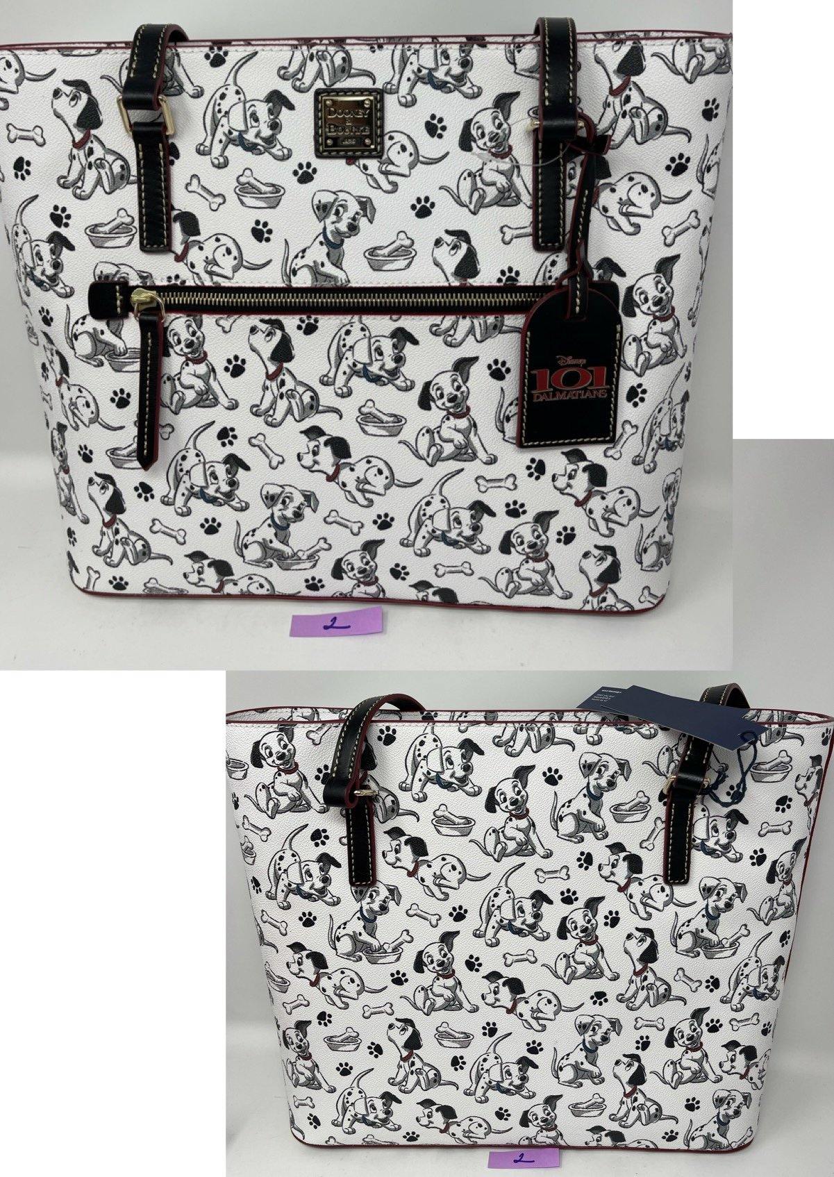 Disney Dooney & Bourke 101 Dalmatians Shopper Tote Bag Purse - World of Treasures