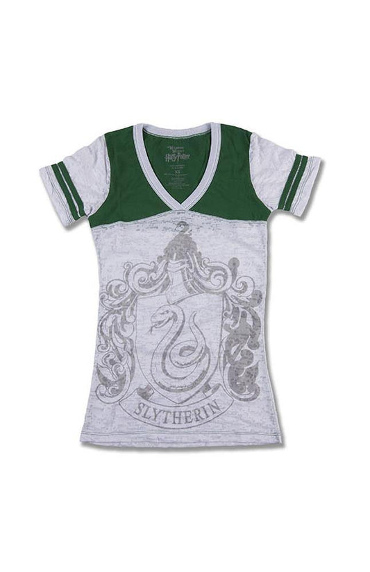 Universal Studios Harry Potter - Slytherin Ladies Burnout T-Shirt - World of Treasures