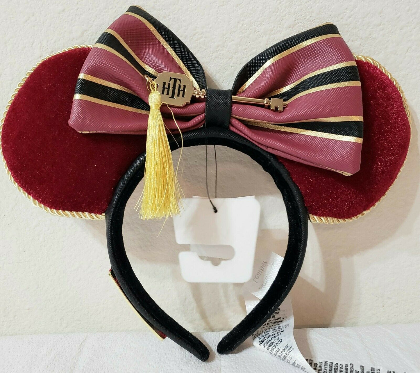 Disney Hollywood Tower of Terror Minnie Mouse Ear Headband by Loungefly