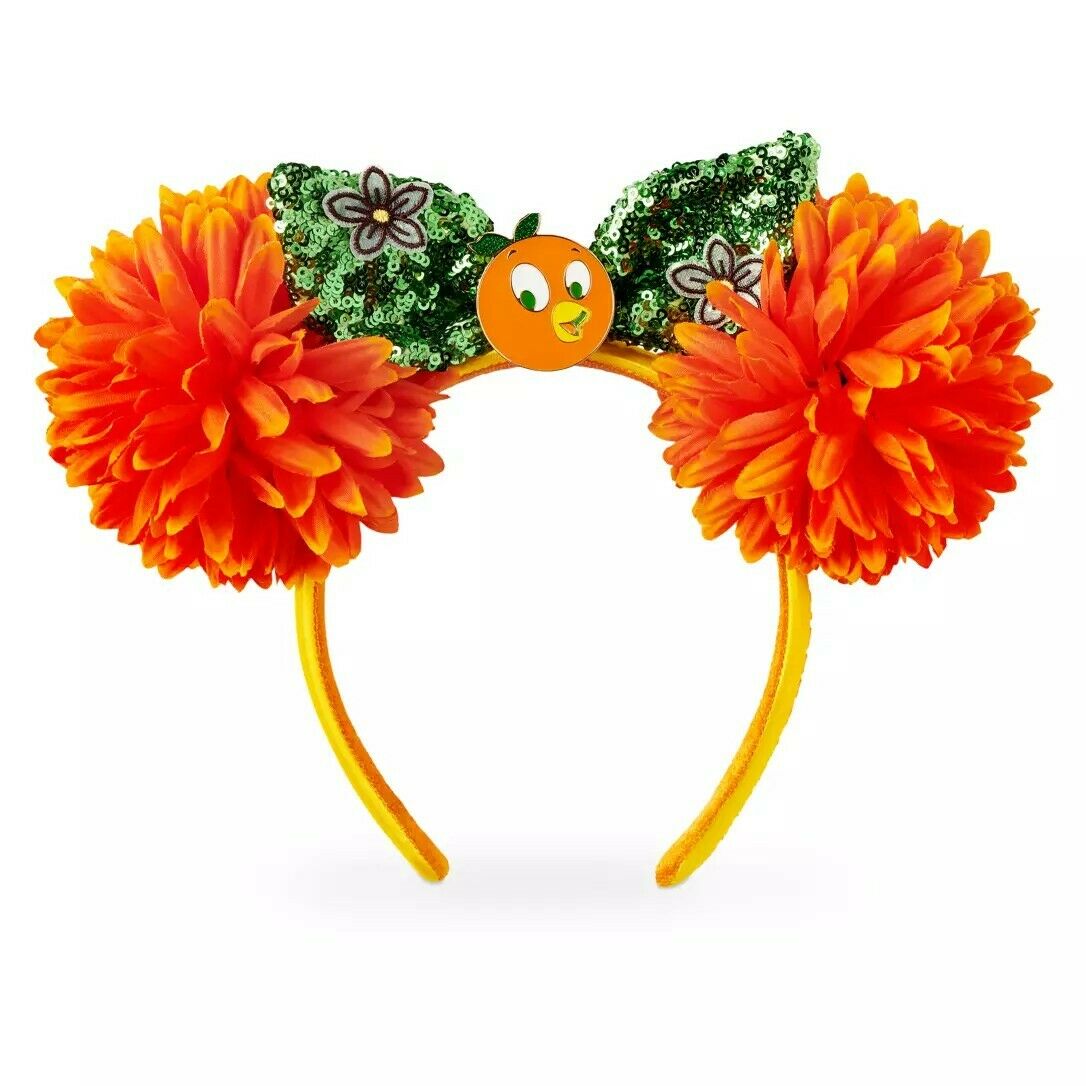 Disney Epcot 2021 Flower and Garden Festival Orange Bird Minnie Ear Headband